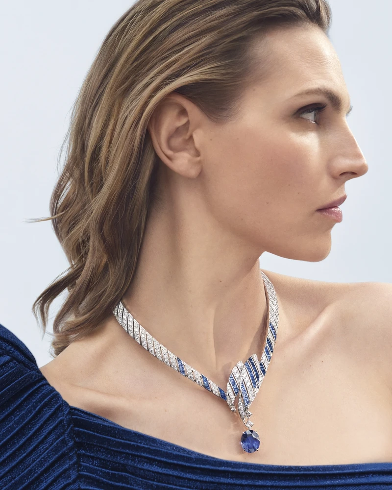CHAUMET 頂級珠寶 模特兒穿戴圖