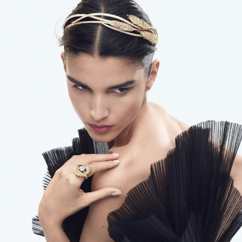 CHAUMET 頂級珠寶 模特兒穿戴圖