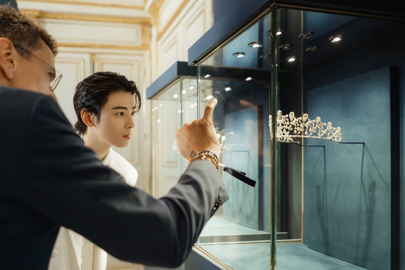 車銀優造訪位於巴黎芳登廣場12號的Chaumet總店