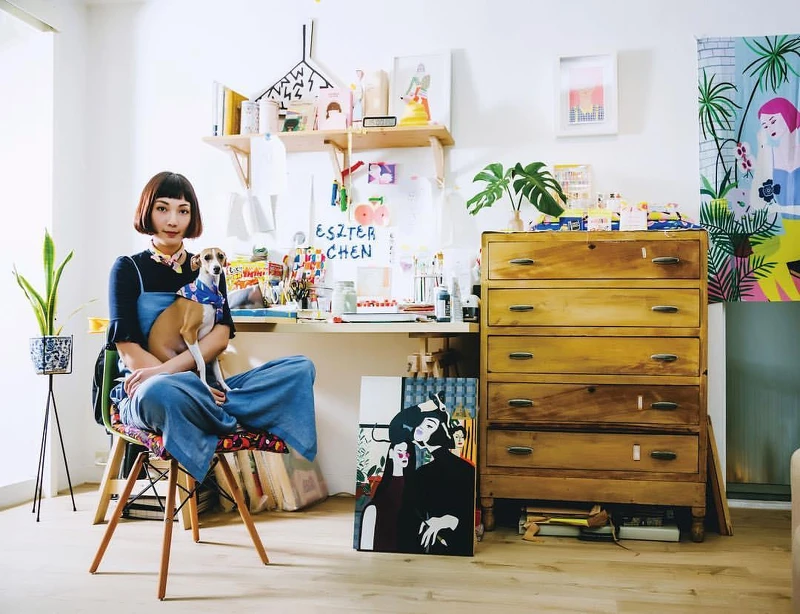 插畫家 Eszter Chen（陳純虹）。