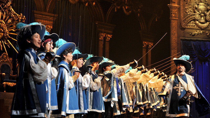 韓國人氣音樂劇《三劍客》改編自法國作家大仲馬小說。(照片提供:GLOBALCONTENTS) 韓國人氣音樂劇《三劍客》改編自法國作家大仲馬小說。(照片提供:GLOBALCONTENTS)