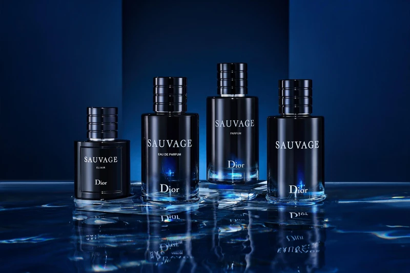 （左至右）迪奧曠野之心淬鍊香精、迪奧曠野之心香氛、迪奧曠野之心香精、迪奧曠野之心淡香水。