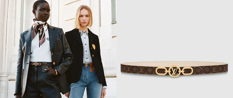 Louis Vuitton LV Circle Prime 20MM Reversible Belt NT$18,100。 Louis Vuitton LV Circle Prime 20MM Reversible Belt NT$18,100。