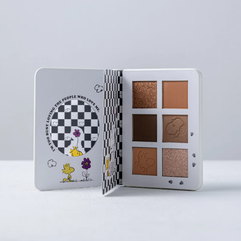 FreshO2 X Peanuts史努比六色眼影盤，NT699