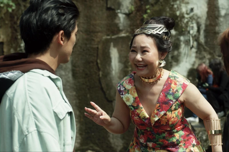 《地獄里長》呂雪鳳（右）即興演出功力獲導演瞿友寧盛讚，林哲熹（左）深感佩服