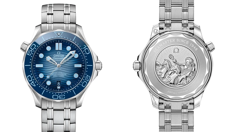 OMEGA夏日藍色海馬腕錶 OMEGA夏日藍色海馬腕錶