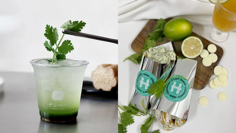 梨吧制所、檸檬香菜白巧吉拿棒