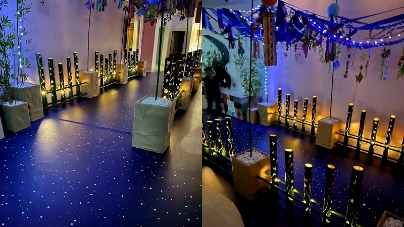 「竹燈星空隧道」 「竹燈星空隧道」