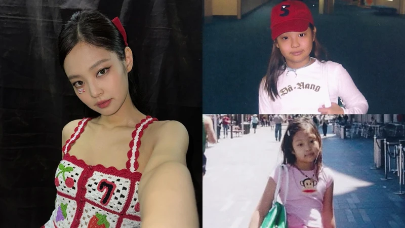 Jennie幼時照片 Jennie幼時照片
