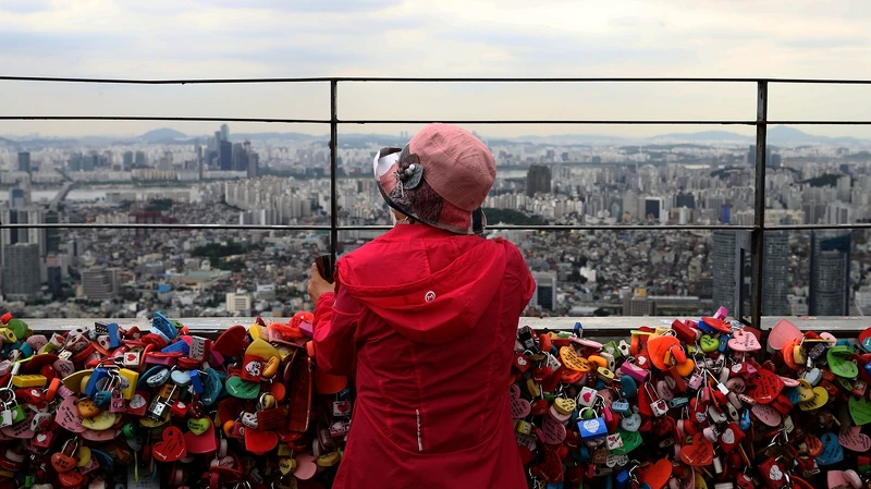 南山首爾塔愛情鎖 南山首爾塔愛情鎖