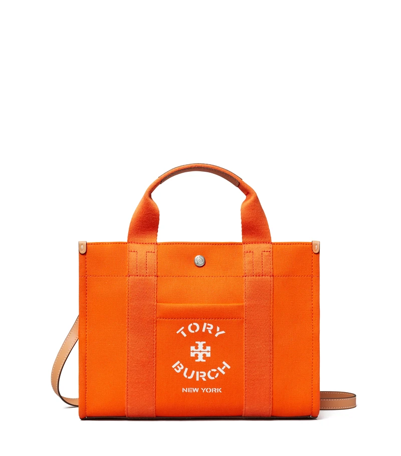 Tory Burch 柑橘色Tory 托特包,NT13,900。 Tory Burch 柑橘色Tory 托特包,NT13,900。