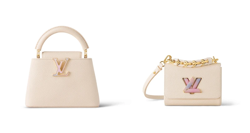 左為Louis Vuitton七夕情人節 Capucines、右為Louis Vuitton七夕情人節Twist PM包款