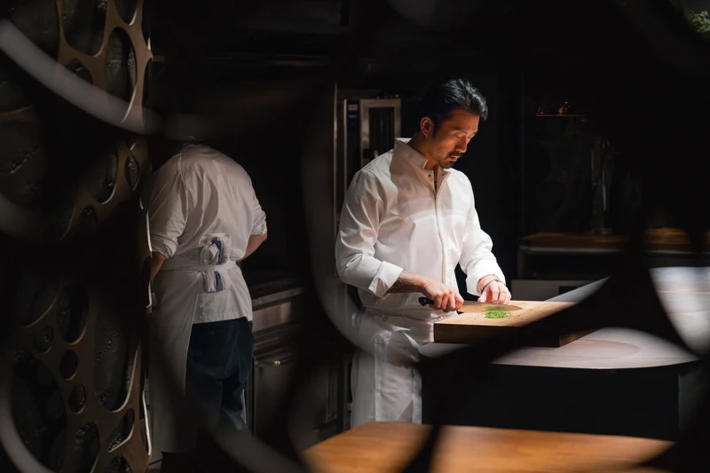 米其林星廚林明健主廚(Chef Kin)。 米其林星廚林明健主廚(Chef Kin)。