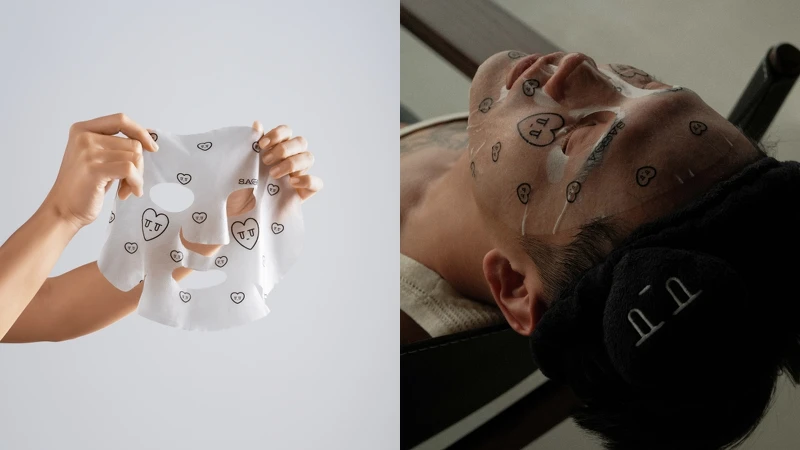 SAWAA x Kurt 2023七夕情人節聯名禮盒裡的極致保濕面膜。 SAWAA x Kurt 2023七夕情人節聯名禮盒裡的極致保濕面膜。