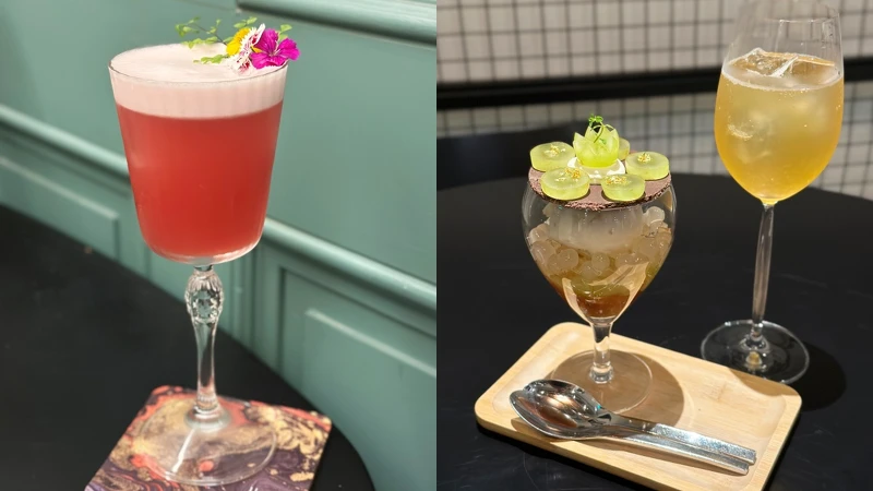 加入四紅果茶的「櫻桃小丸子」、忘憂微醺麝香葡萄聖代