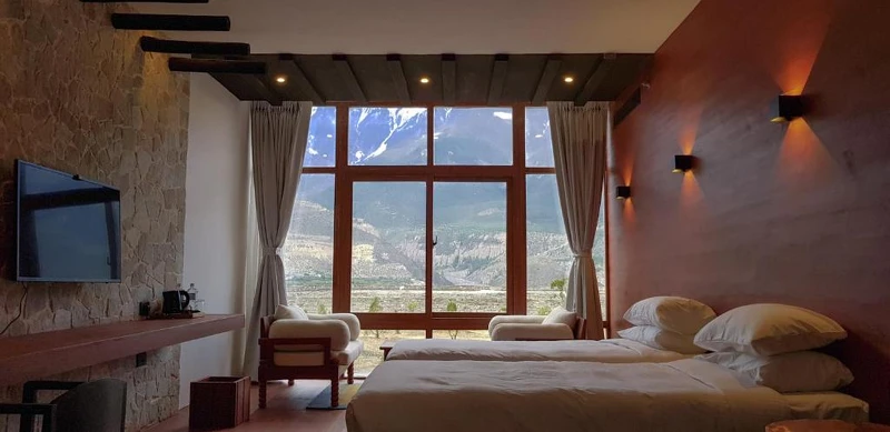 29間套房均採用傳統藏式家居風格設計。 29間套房均採用傳統藏式家居風格設計。