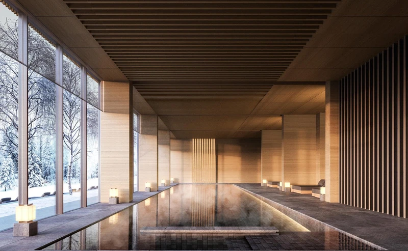 安縵二世古將為日本首個全面水療養生度假村。 安縵二世古將為日本首個全面水療養生度假村。