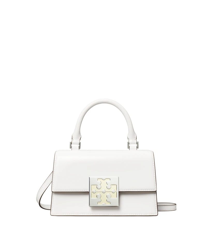 TORY BURCH_Bon Bon 白色迷你手提包，NT15,900。
