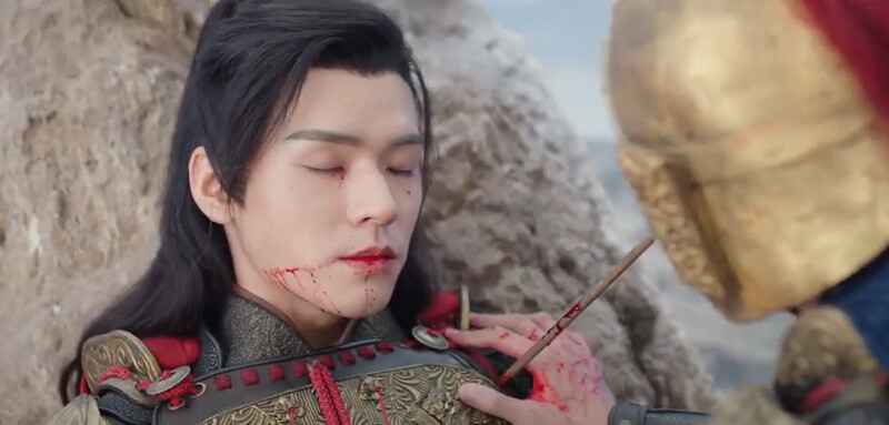 韓燁身中數箭且中毒瞎眼，跳崖後尋無屍首生死未卜