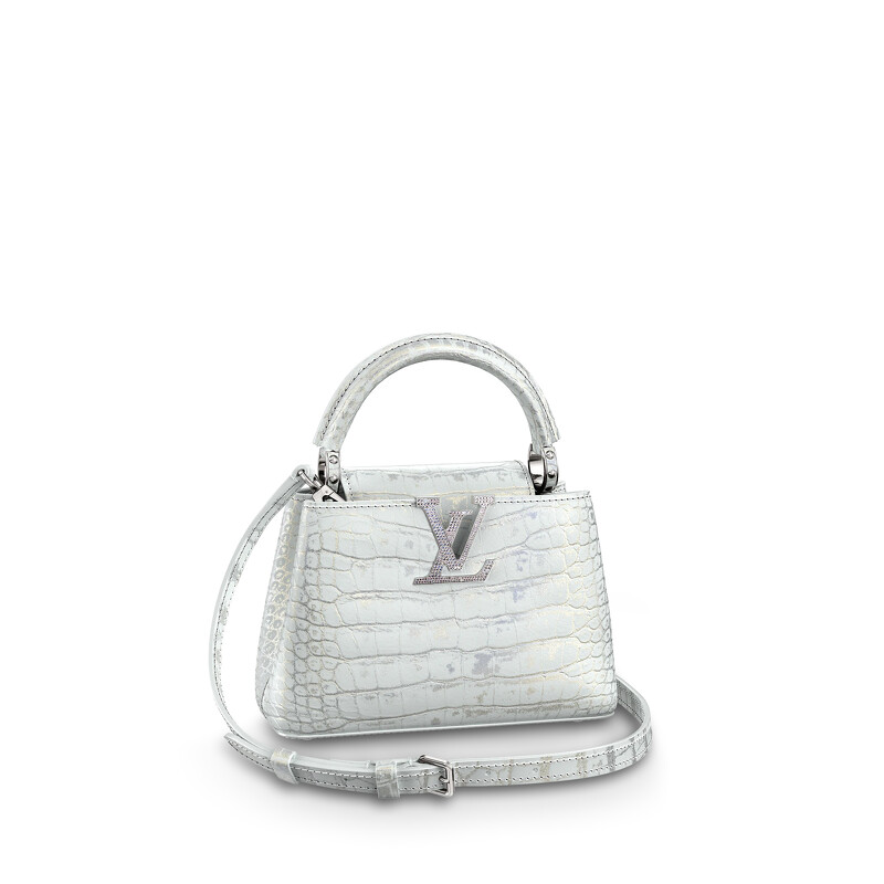 【鎏金銀雪Mordore Snow Silver】Capucines Mini NT$925,000。 【鎏金銀雪Mordore Snow Silver】Capucines Mini NT$925,000。