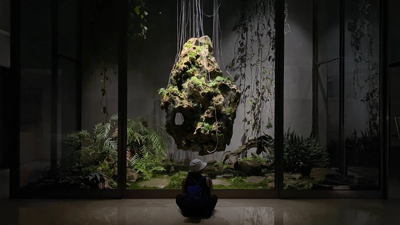 生態景觀藝術品「石倚煙