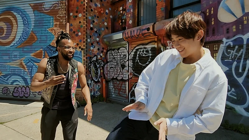 姜濤在《我的天堂城市》熱愛跳舞,開拍前特地學習新舞種。 姜濤在《我的天堂城市》熱愛跳舞,開拍前特地學習新舞種。