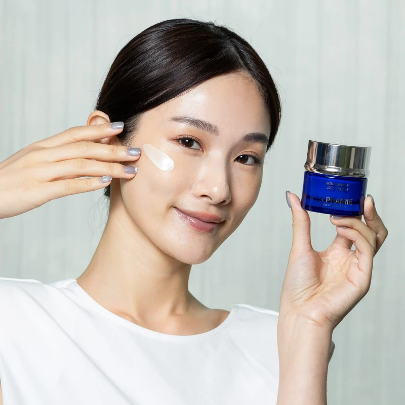 LA PRAIRIE萊珀妮魚子美顏乳霜質地示意。 LA PRAIRIE萊珀妮魚子美顏乳霜質地示意。