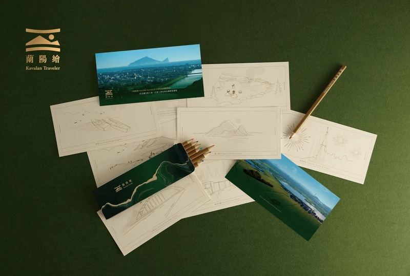 禮盒與在地產業「青木工坊」「玉兔鉛筆學校」合作。