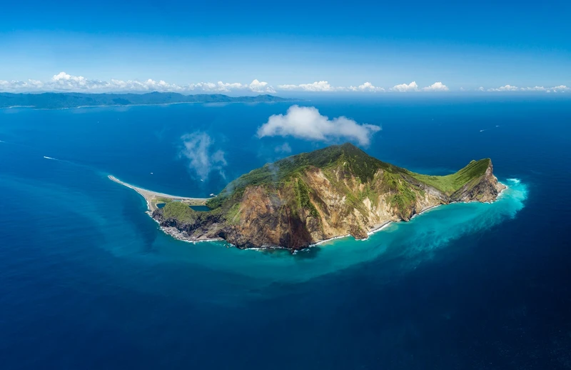 龜山朝日 Dawn of Tortoise Island。