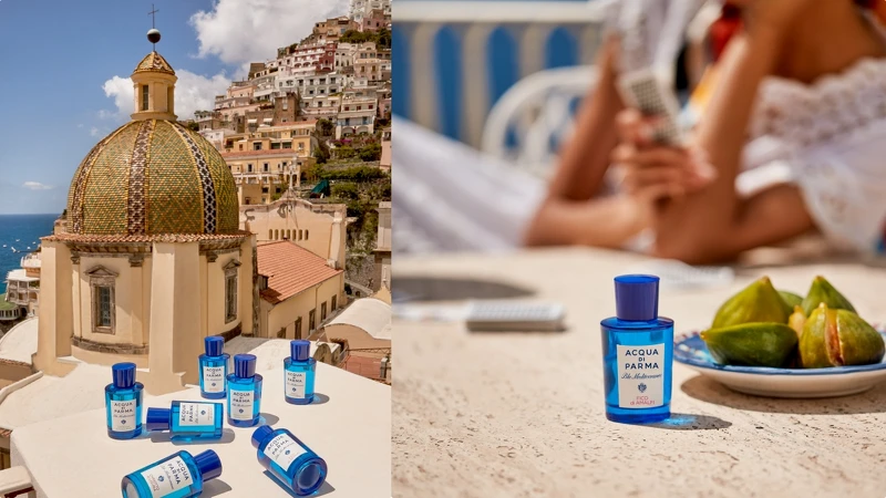 Acqua di Parma藍色地中海阿瑪爾非無花果淡香水情境。