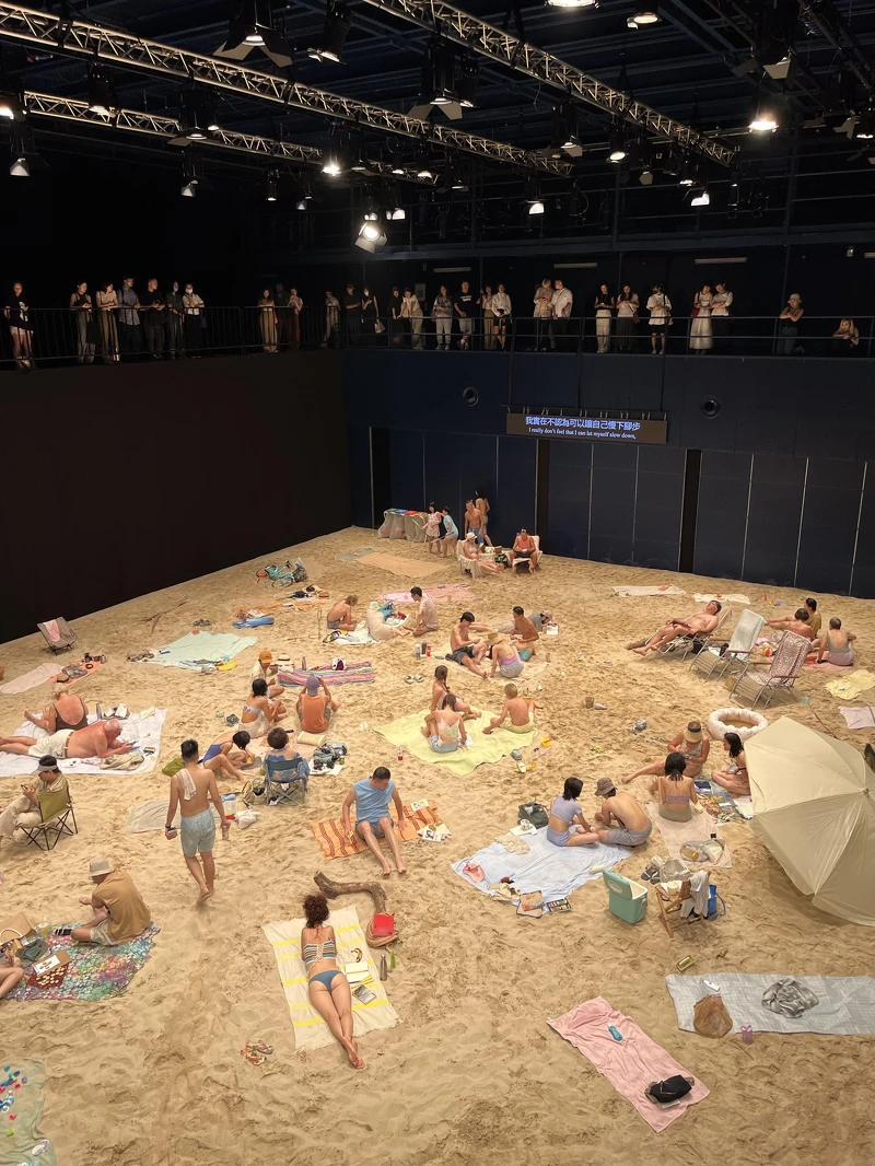 《太陽與海》北藝中心 藍盒子 表演現場 《太陽與海》北藝中心 藍盒子 表演現場