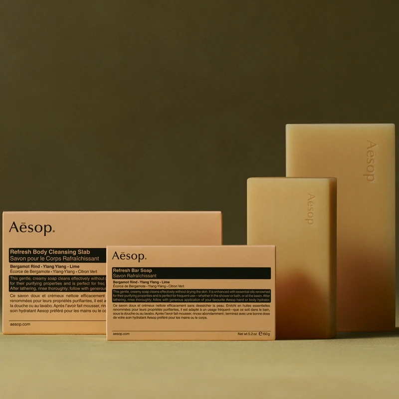 Aesop依蘭潔膚香皂150g，NT600、依蘭潔膚香塊310g，NT850