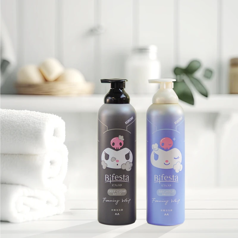 (左)Bifesta碧菲絲特極淨碳酸泡洗顏(酷洛米增量版) 216g,NT199、(右)Bifesta碧菲絲特抗暗沉碳酸泡洗顏(酷洛米增量版) 216g,NT199 (左)Bifesta碧菲絲特極淨碳酸泡洗顏(酷洛米增量版) 216g,NT199、(右)Bifesta碧菲絲特抗暗沉碳酸泡洗顏(酷洛米增量版) 216g,NT199