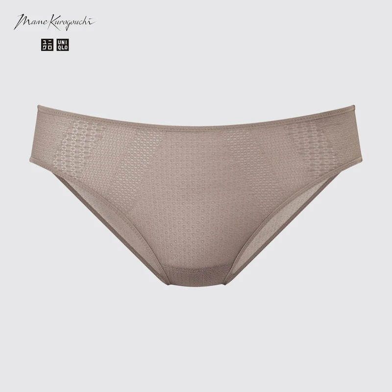 UNIQLO and Mame Kurogouchi 網眼內褲(中腰)NT$390。 (全台店鋪販售)