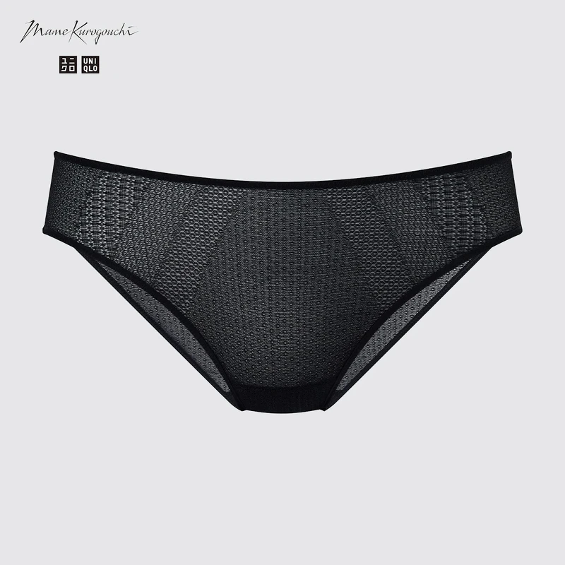 UNIQLO and Mame Kurogouchi 網眼內褲(中腰)NT$390。 (全台店鋪販售) UNIQLO and Mame Kurogouchi 網眼內褲(中腰)NT$390。 (全台店鋪販售)