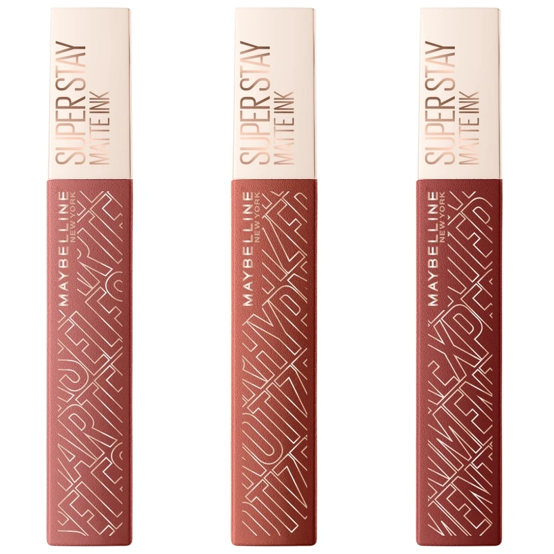 媚比琳超持久霧感液態唇2023限量壞壞裸蜜桃系列(共3色)5ml，NT410