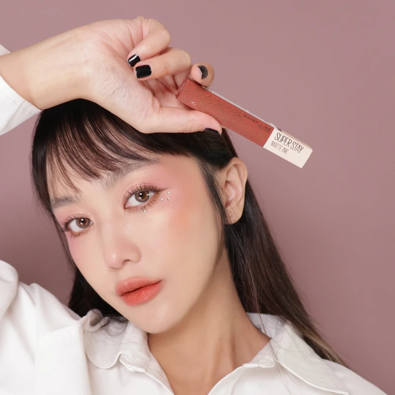 媚比琳超持久霧感液態唇2023限量壞壞裸蜜桃系列(#485)5ml，NT410