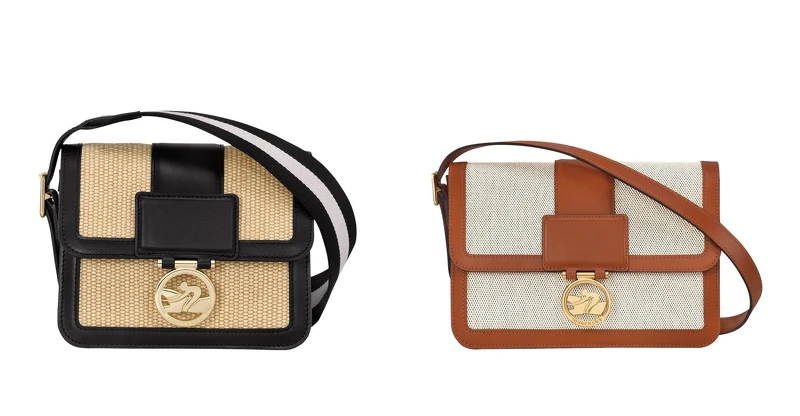 Box-Trot斜揹袋( S,稻稈黃/黑色-帆布),NT21,500、Box-Trot斜揹袋( M,白蘭地酒色-帆布),NT26,000。 Box-Trot斜揹袋( S,稻稈黃/黑色-帆布),NT21,500、Box-Trot斜揹袋( M,白蘭地酒色-帆布),NT26,000。