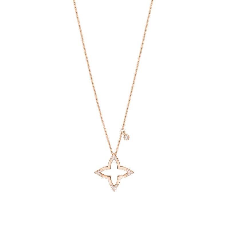 Louis Vuitton Blossom星形花朵圖騰項鍊