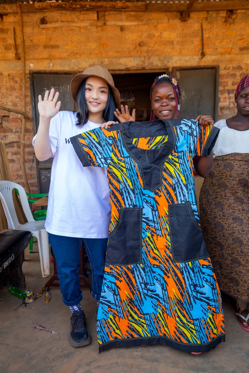 徐佳瑩表示，展望會於當地創造的縫紉培訓班令人印象深刻，誇讚女孩們相當珍惜展望會提供的資源，將這些資源內化成為第二技能