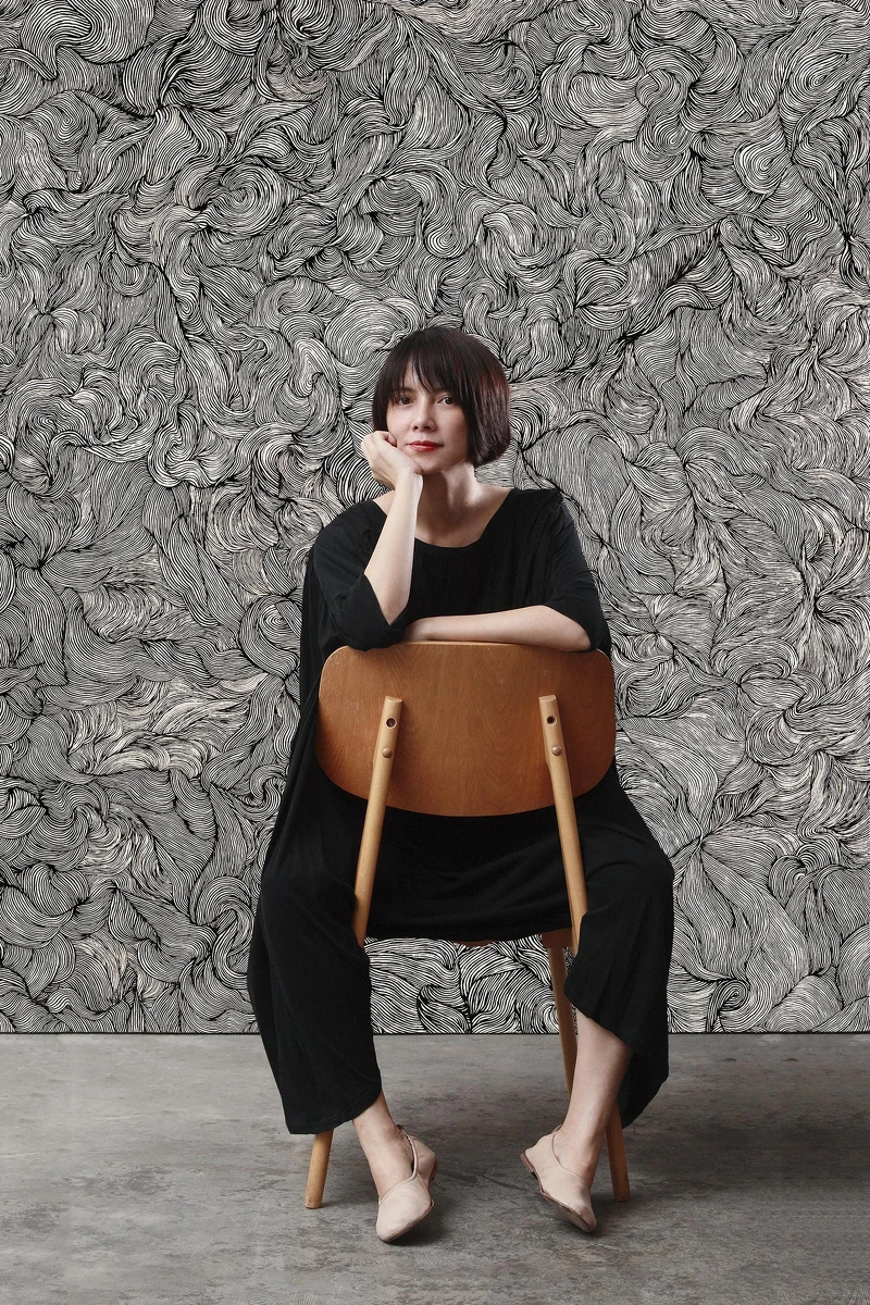 李心潔「無」2023_壓克力顏料、畫布_137×183cm 李心潔「無」2023_壓克力顏料、畫布_137×183cm