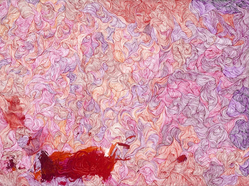 李心潔「孩子與我」2023_壓克力顏料、畫布_92×122cm