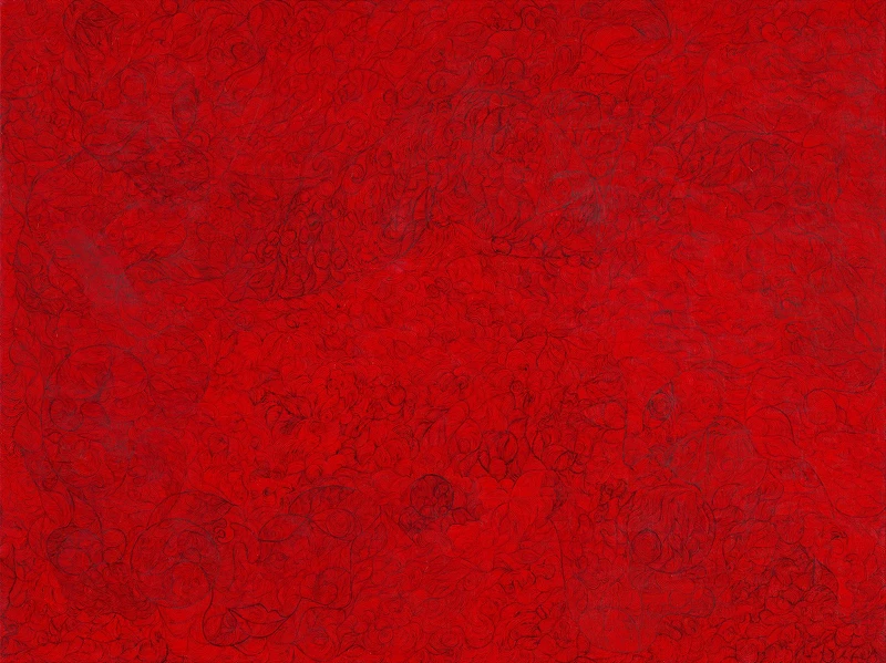 李心潔「慾寞」2023_壓克力顏料、畫布_137×183cm