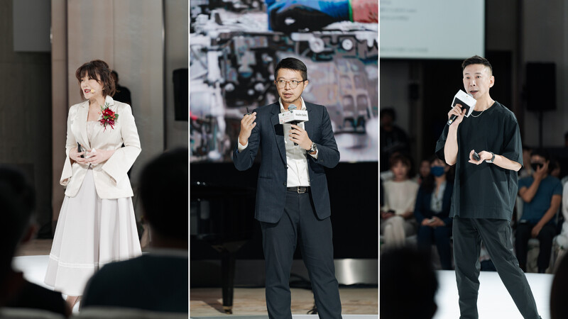 由左至右台北遠東香格里拉駐店經理戴淑惠Kiki、BMW 市場營業暨行銷課副理朱陳季岡、JOY COLORi 未來鑽石資深店經理 Marco。 由左至右台北遠東香格里拉駐店經理戴淑惠Kiki、BMW 市場營業暨行銷課副理朱陳季岡、JOY COLORi 未來鑽石資深店經理 Marco。