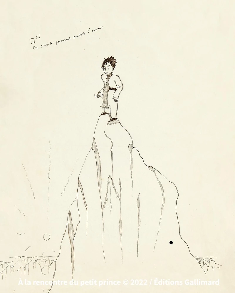 III-bis 《小王子》第十九章的不同版本，介於希望與荒涼之間。大塊文化提供。