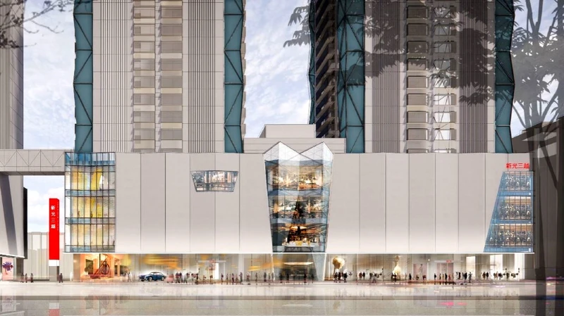 Diamond Towers 新光三越 白天示意圖 Diamond Towers 新光三越 白天示意圖