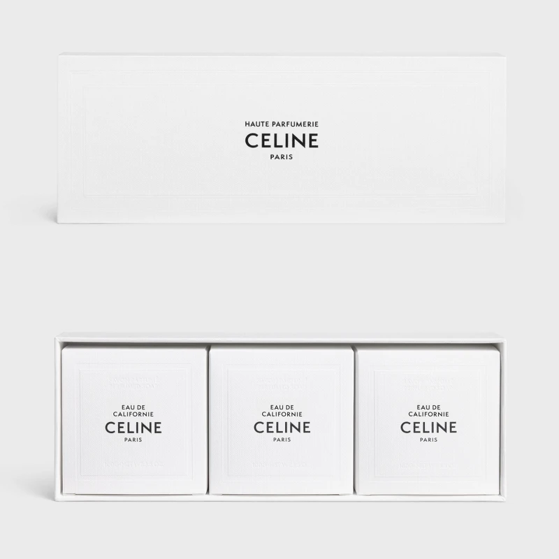 CELINE香氛皂套裝(共四款)一組三個,NT3,600 CELINE香氛皂套裝(共四款)一組三個,NT3,600