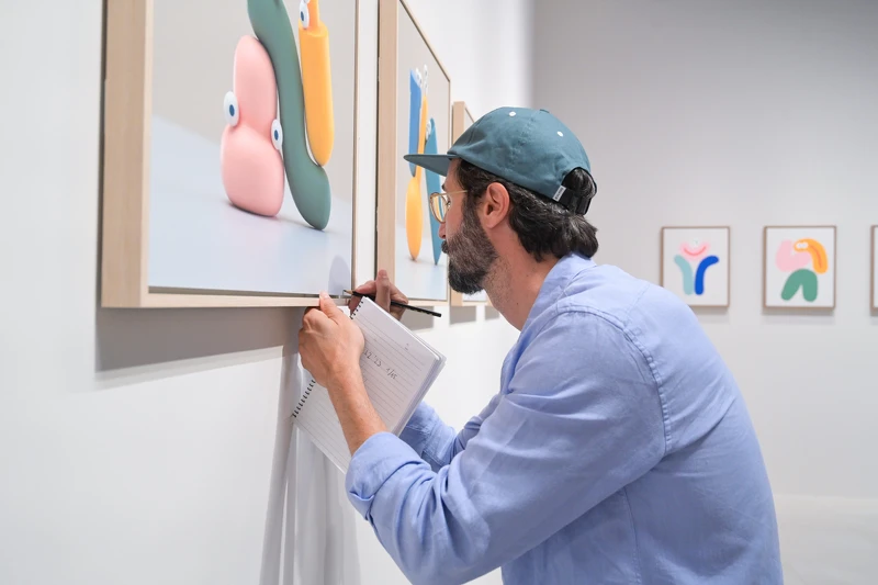 Lucas Zanotto 藝術家本人簽名。