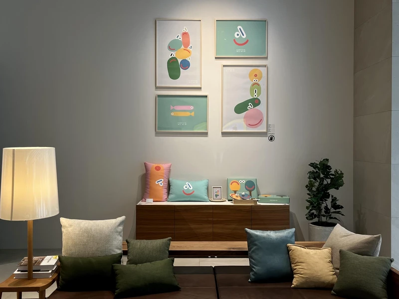 Lucas Zanotto 藝術展展覽現場。