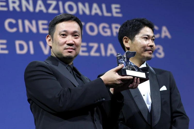 《邪惡根本不存在》導演濱口竜介獲得第80屆威尼斯影展評審團大獎。 《邪惡根本不存在》導演濱口竜介獲得第80屆威尼斯影展評審團大獎。